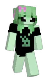 Tetraphobe's Minecraft skin wearing the Aurora cape