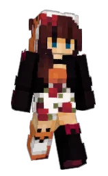 Firehairfox's Minecraft skin wearing the Pan cape