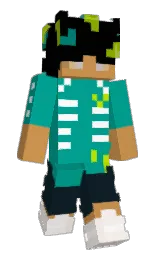 persian green and tussock Minecraft skin — Slim model — first worn by Liric7094