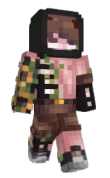 satqnas's Minecraft skin wearing the Twisted cape