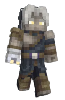 Front of Ealo's skin