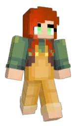 KawaiiSage's Minecraft skin wearing the Pan cape