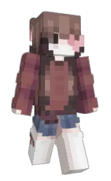 chlokalok's Minecraft skin wearing the Twisted cape