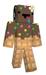 tobacco brown and di serria Minecraft skin — Classic model