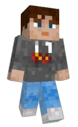 dark ebony and emperor Minecraft skin — Classic model — first worn by Intenexc