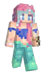 hopbush and wax flower Minecraft skin — Slim model — first worn by SharpShooterX2