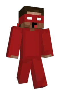 ablaufender Minecraft avatar full body