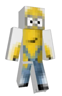 Front of Blessed's skin