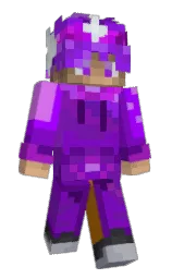 purple and seance Minecraft skin — Slim model — first worn by B7ockyApp7e