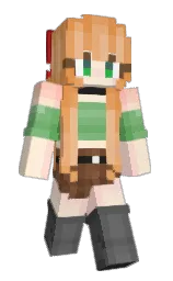 1145142333's Minecraft skin wearing the Pan cape