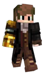 CoolBoyBaker's Minecraft skin wearing the Yearn cape