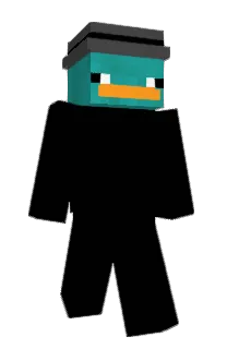 Front of BurderBlue's skin