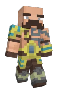 Front of Alsaios's skin