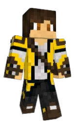Speritrax's Minecraft skin wearing the 15th Anniversary cape