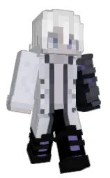 mischka and black Minecraft skin — Classic model — first worn by skellyfishes