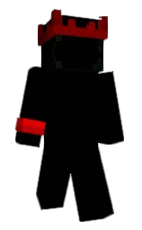 black and temptress Minecraft skin — Classic model