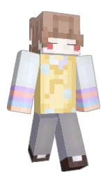 santas gray and buff Minecraft skin — Slim model — first worn by Kong_YeRang