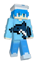 anakiwa and tropical blue Minecraft skin — Slim model — first worn by Hynlee09