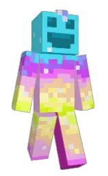 Kapek_123's Minecraft skin wearing the Aurora cape