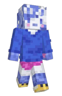 Front of Homak's skin