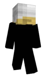 silver and alto Minecraft skin — Slim model — first worn by 8b2ca111504dde50