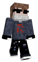 black and mirage Minecraft skin — Classic model