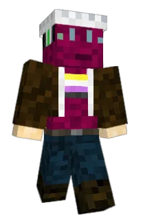 Front of Krovierek's skin