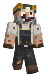 ship gray and swirl Minecraft skin — Classic model