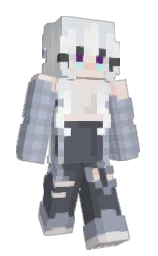 SkyWolf0045's Minecraft skin wearing the Aurora cape