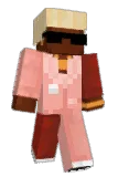 acetylasalicylic Minecraft avatar full body