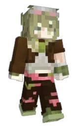 brown derby and coffee bean Minecraft skin — Slim model