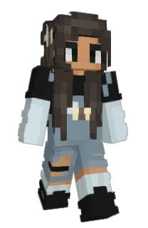 Front of Iwi's skin