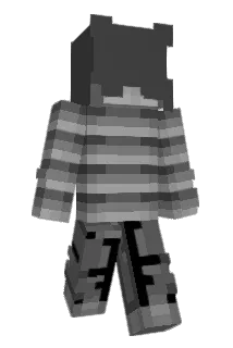 achromatic6 Minecraft avatar full body