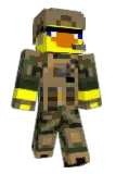 acidrip Minecraft avatar full body