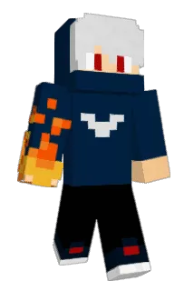 acomoded Minecraft avatar full body