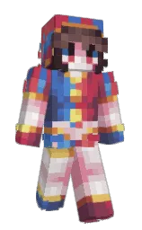 indigo and chestnut rose Minecraft skin — Slim model — first worn by J4cob321