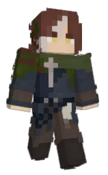 tuna and taupe Minecraft skin — Slim model — first worn by R3TR0KN1GHT