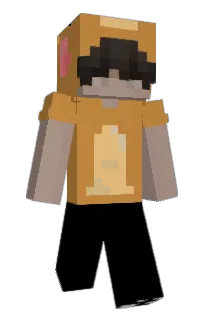 Front of 3blu's skin