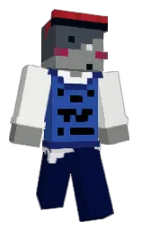 black and tangaroa Minecraft skin — Classic model