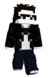 black and mercury Minecraft skin — Classic model