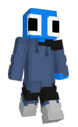 east bay and azure radiance Minecraft skin — Slim model — first worn by Yellohhh