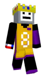 black and regent gray Minecraft skin — Slim model — first worn by IamChileno_mp3