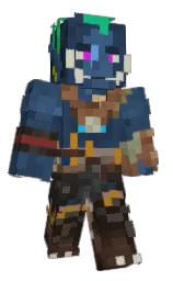 rhino and cloud burst Minecraft skin — Classic model — first worn by Agres19