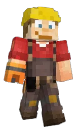 Cako1000's Minecraft skin wearing the Mojang Office cape