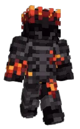 night rider and thunder Minecraft skin — Classic model