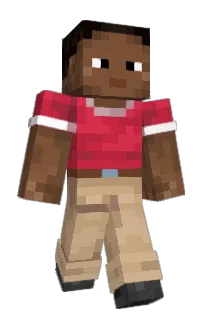Front of TiquiWini's skin