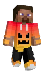 mine shaft and black Minecraft skin — Classic model — first worn by Preceding