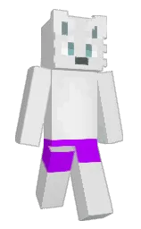 mercury and electric violet Minecraft skin — Classic model — first worn by LappixYT