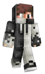 eagle and mist gray Minecraft skin — Classic model