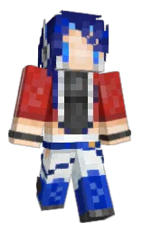 blue zodiac and mystic Minecraft skin — Classic model — first worn by DrOhei